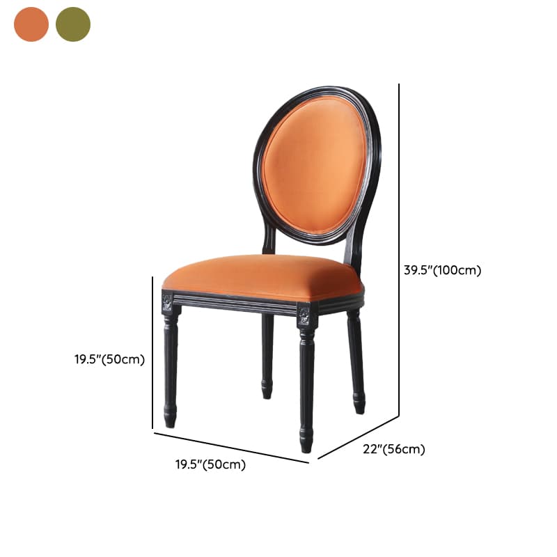 Victorian Style Side Chair with King Louis Back and Bordered Frame, Balanced Stability thumbnail 23