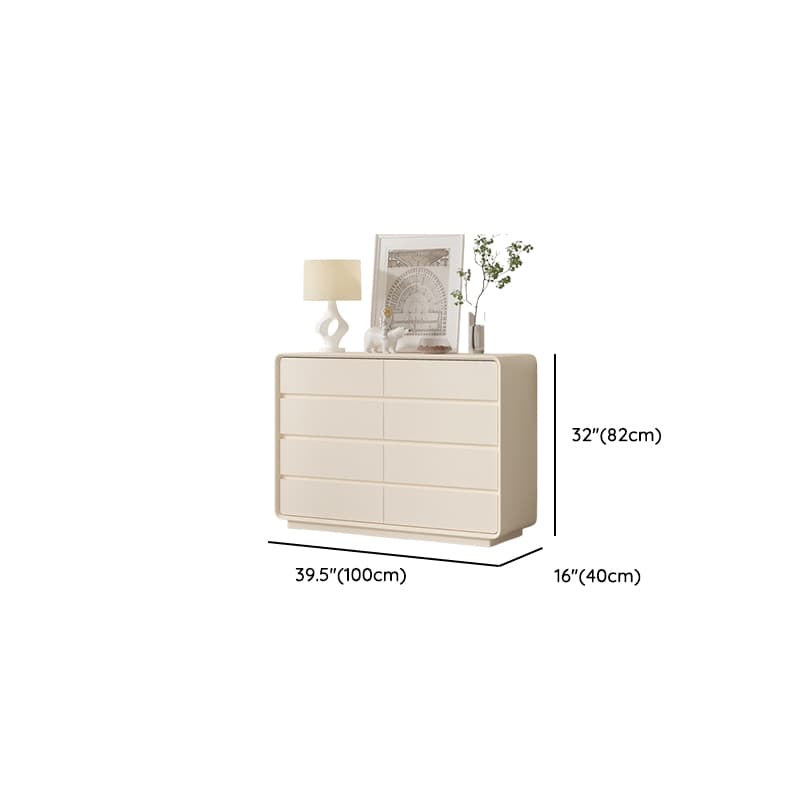 Chalk Casual Particle Board Wood Bachelor Chest/Console Dresser/Semainier with 5 Drawers/3 Drawers/4 Drawers Vertical/Horizontal thumbnail 10