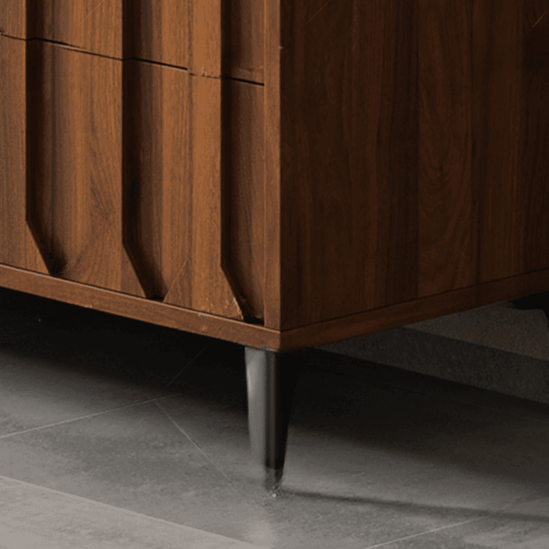 Simplistic Sideboard with 3 Drawers, Hutch, 2 Shelves, and Laminate Countertop Featuring 2 Doors/1 Door Cabinets thumbnail 8