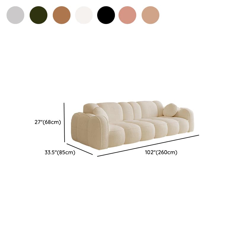 Drawing Room Standard Sofa in Midnight Black/Light Gray/Light Brown with Armrest thumbnail 16
