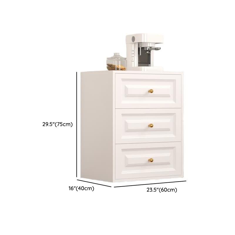 White Simple Iron Lingerie Chest/Bachelor Chest with 5/4/3 Drawers in Vertical/Horizontal Orientation thumbnail 8