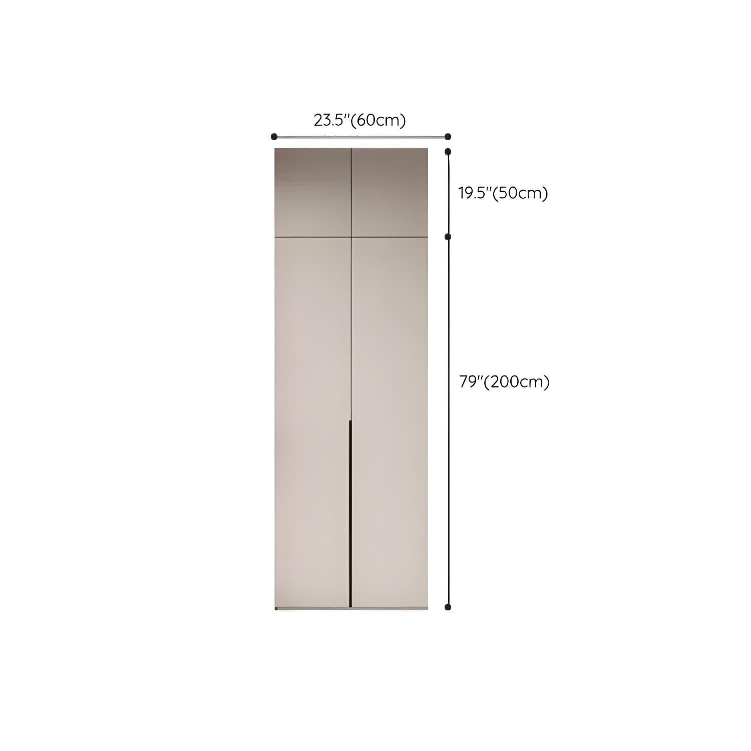 Modern Grey Wood Armoire with Solid Construction and Limited Warranty thumbnail 27