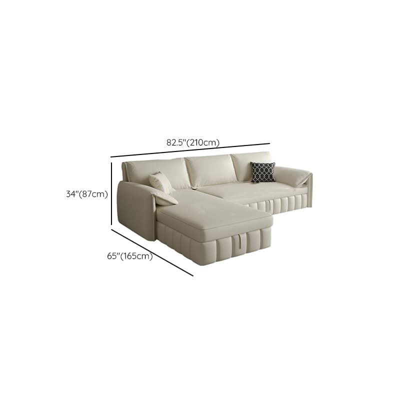 L-Shape/Straight Left Hand Facing/Horizontal Sofa Recliner/Convertible Sofa with Under-seat-storage thumbnail 8