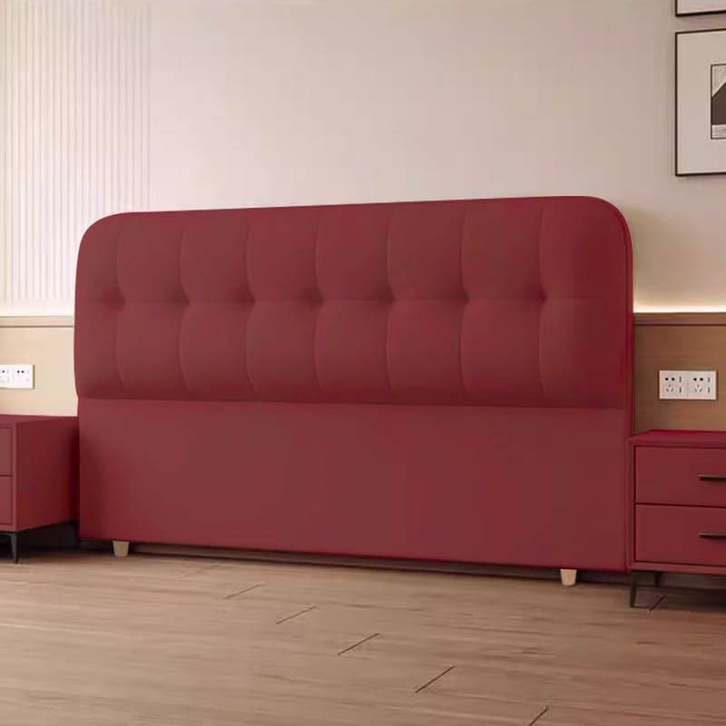 Trendy Panel Headboard with No Distressing, Piled Tufted Rectangle Design for King/Queen/Full Bed, Featuring Sponge Upholstery and Standard Height thumbnail 1