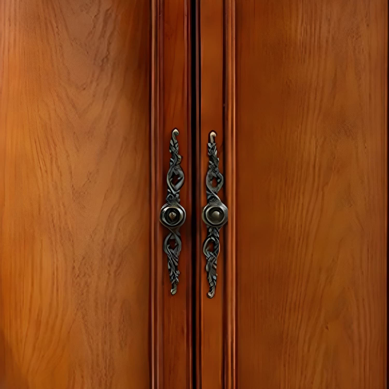 38.58"/47.24" Tall Brown Corner Cabinet , Wooden Storage Cabinet thumbnail 7