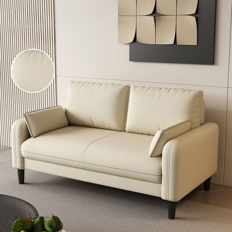 Trendy Water Resistant Standard Sofa/Loveseat/Single Sofa with Pillow Back in Dark Gray/White/Olive Green, Arm Included, Seats 3/2 People/1 Person with 2 Pillows thumbnail 7