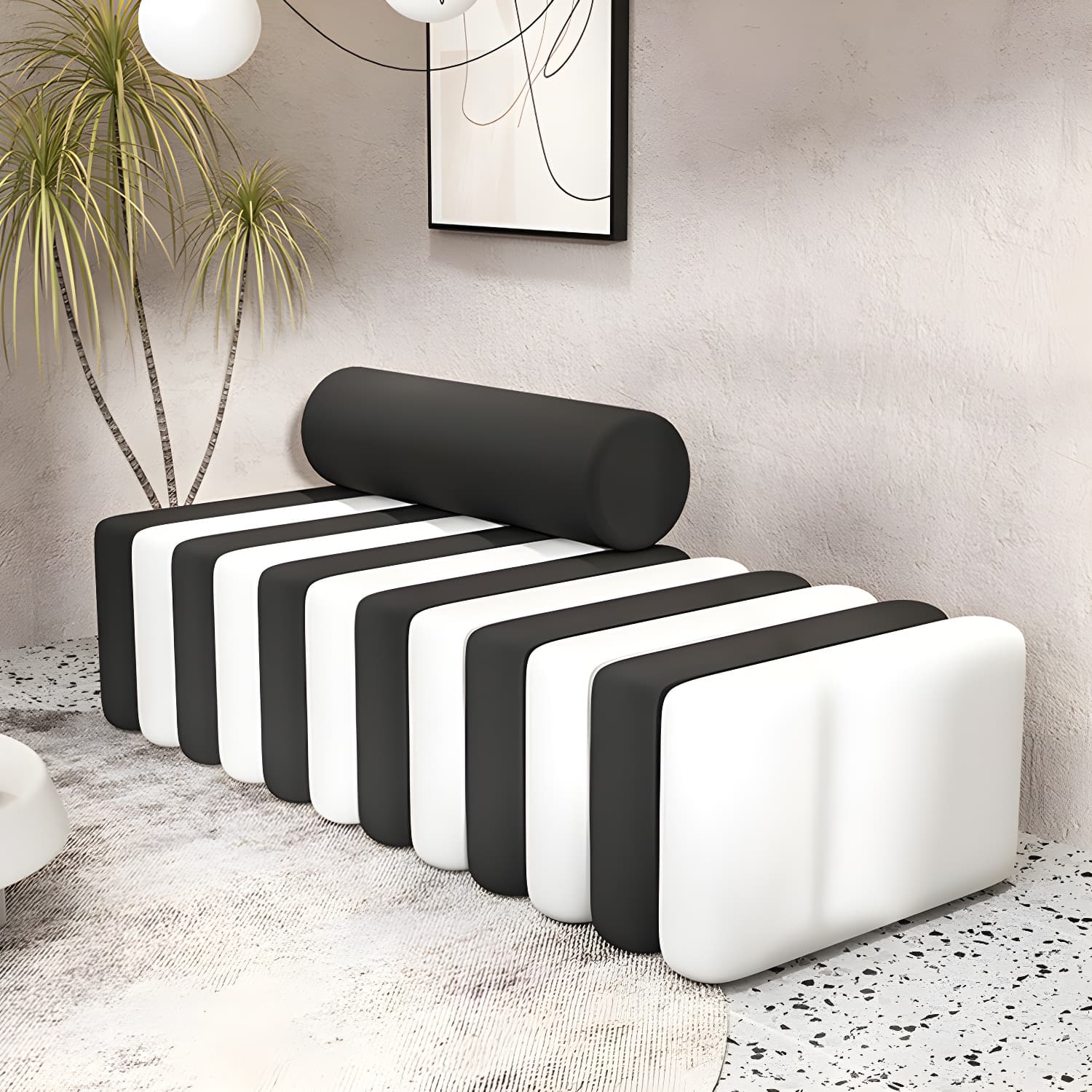 Velvet Contemporary Standard Sofa Armless Sofa for Living Room, Apartment thumbnail 10
