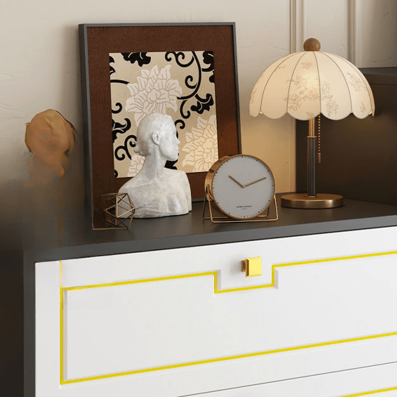 Casual Steel Bachelor Chest/Console Dresser/Semainier with 6 Drawers/5 Drawers/4 Drawers in Vertical/Horizontal Orientation thumbnail 5
