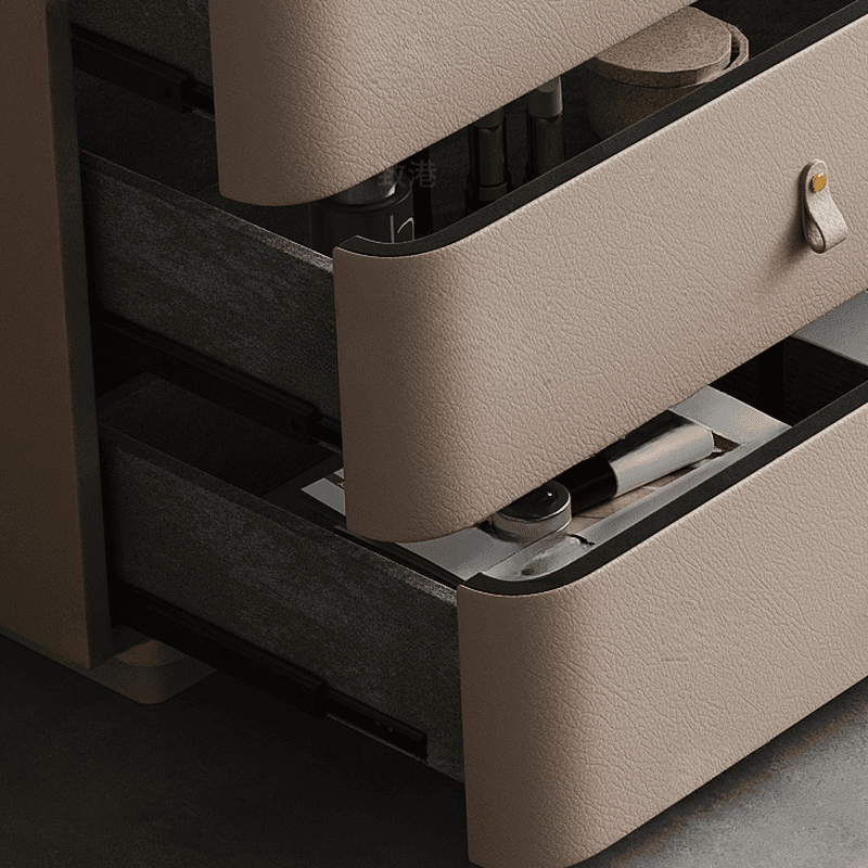 Tan Vanity Set with Scalable Telescopic and Push-Pull Features thumbnail 7
