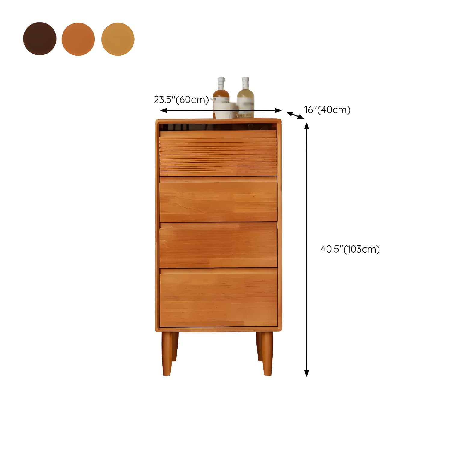Cabinetry Concept Modern Wood Dresser with Drawers in Narrow Width thumbnail 23