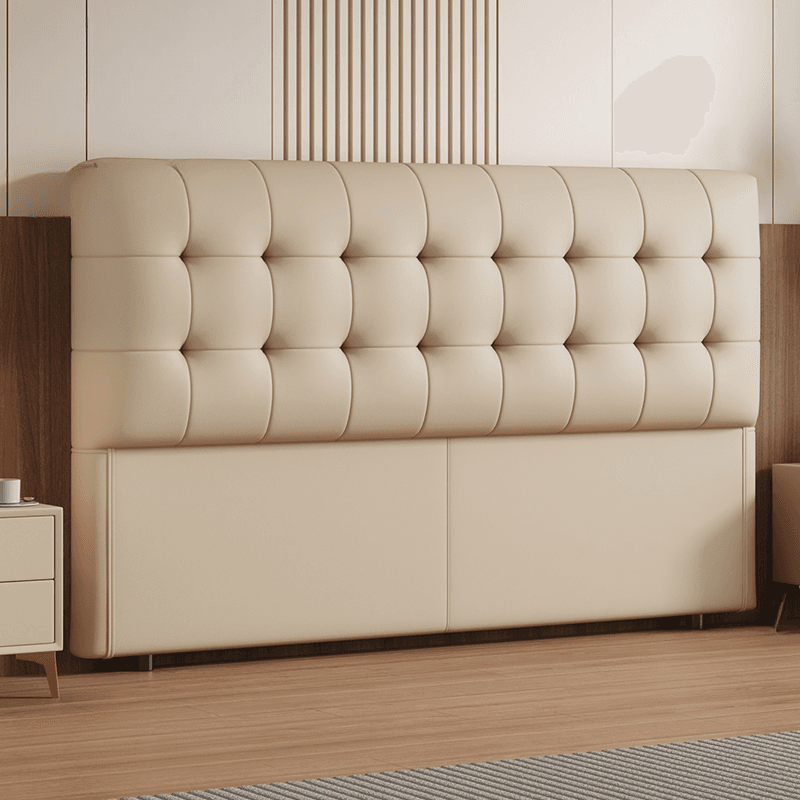 Trendy Panel Headboard with No Distressing, Piled Tufted Rectangle Design for King/Queen/Full Bed, Featuring Sponge Upholstery and Standard Height thumbnail 10