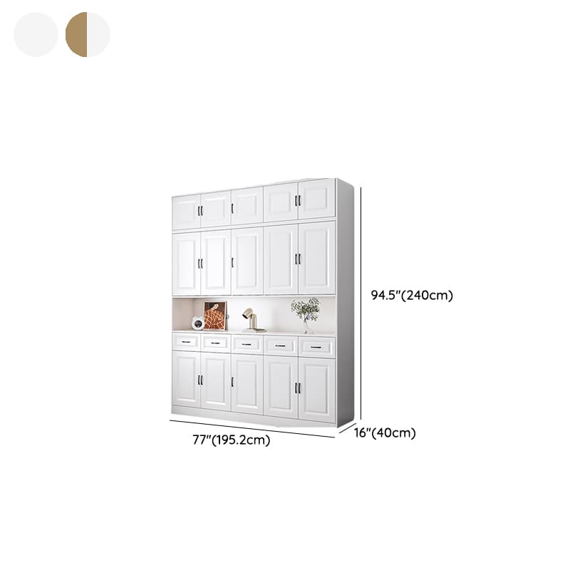 Wood Contemporary Storage Cabinet Buffet Sideboard with Drawers for Home Use thumbnail 27