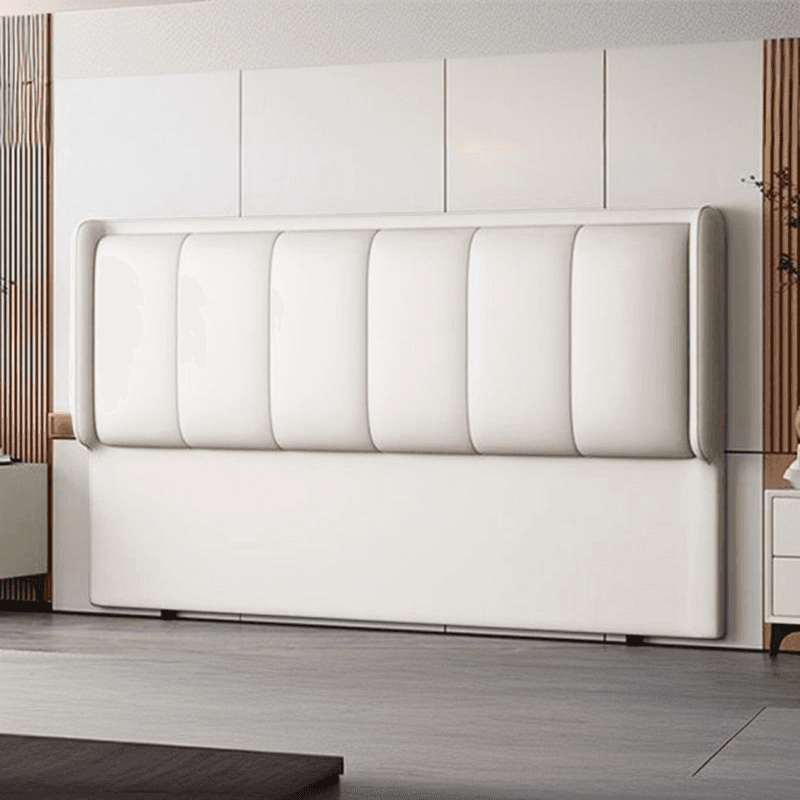 Simplistic Style Wingback Headboard in Lumber with No Distressing, Rectangular Shape for King/Queen/Full Bed, Featuring Sponge Upholstery Fill and Standard Height thumbnail 10