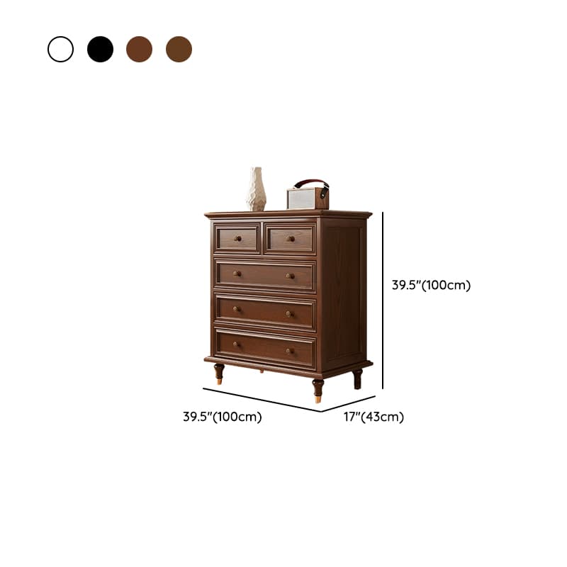 Trendy Raw Wood Console Dresser with 8/10/5 Drawers in Horizontal/Vertical Orientation thumbnail 12