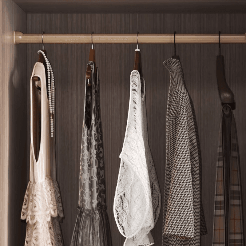 White Modish Manufactured Wood Independent Armoire Cabinet with Soft Close Drawer, Soft Close Door, and Interior Shelves thumbnail 5