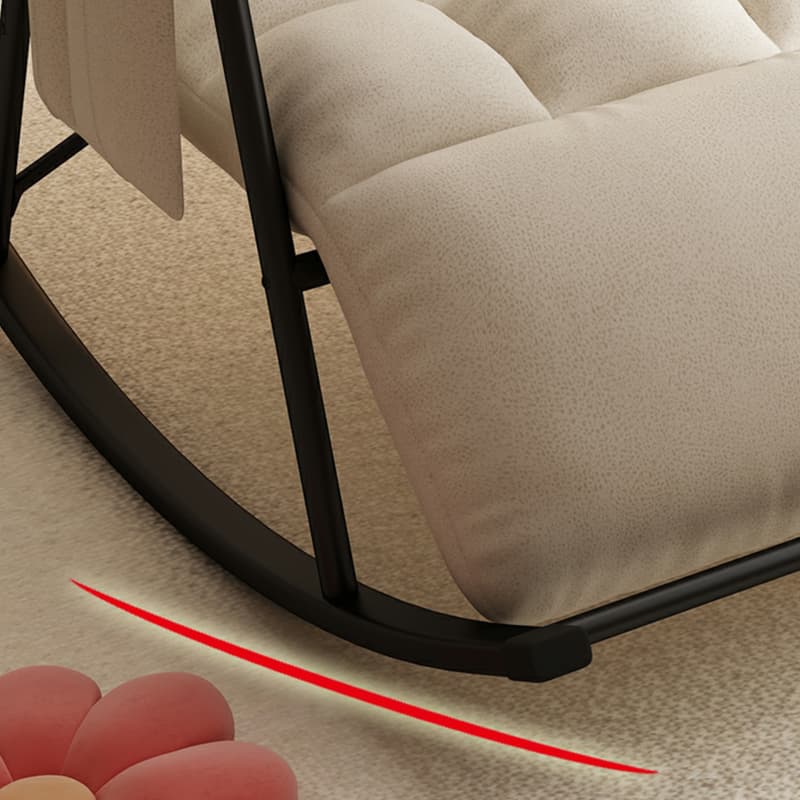 Stylish and Modern Upholstered Rocking Chair for Home Decor - Comfortable Seating with Track Arms thumbnail 17