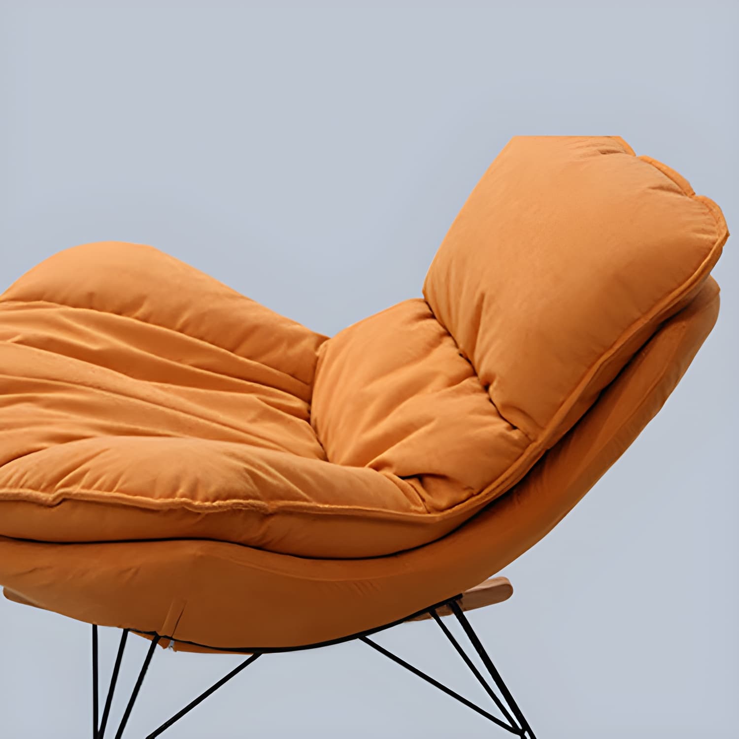 Modern Style Rocking Chair Indoor Mother Feeding Sofa Rocking Chair with Ottoman thumbnail 10
