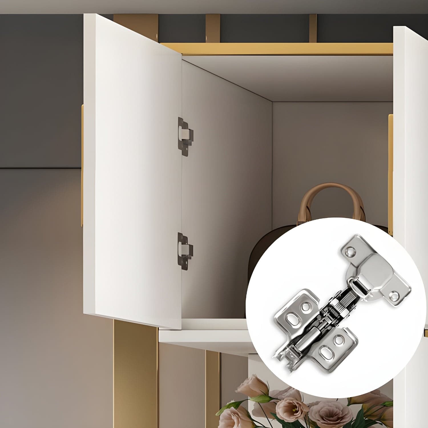 Contemporary Style Wardrobe Wooden Wardrobe Closet with Drawer thumbnail 15