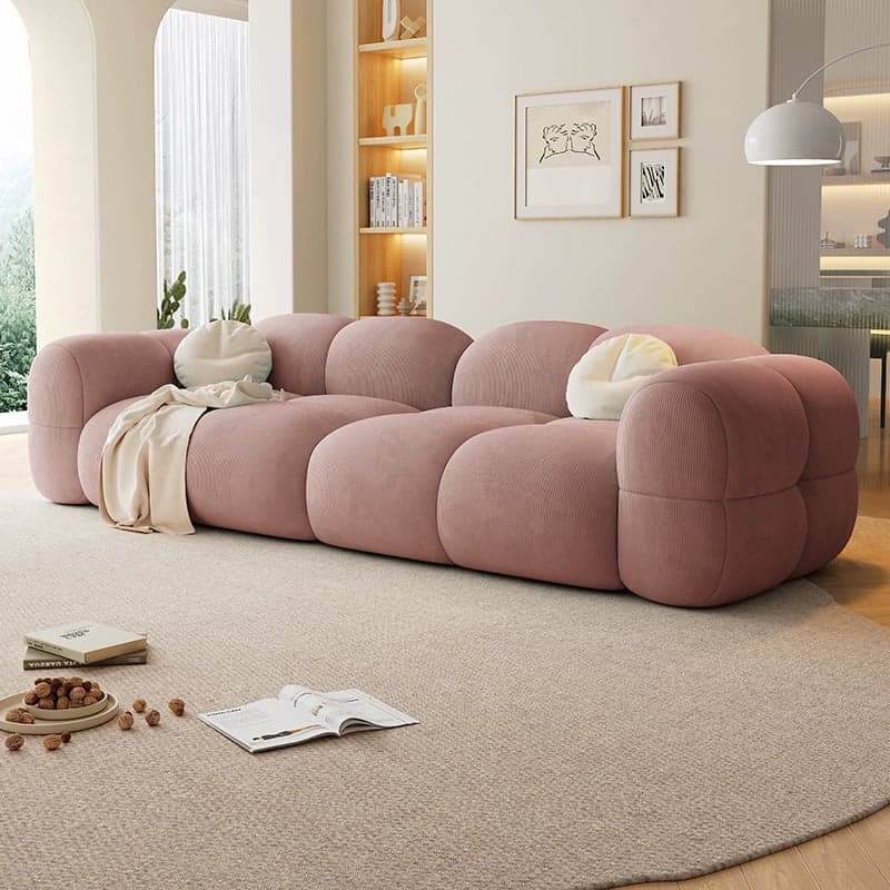 Anti Cat Scratch Velvet Modern Sofa with Stain Resistant Feature thumbnail 7