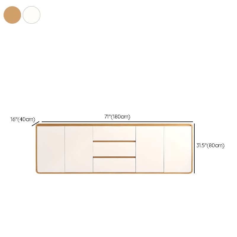Narrow/Standard/Wide Lumber 2 Drawers/3 Drawers Locker Variable Shelf 4 Doors/2 Doors/3 Doors Functional Storage Cabinet Sideboard thumbnail 12