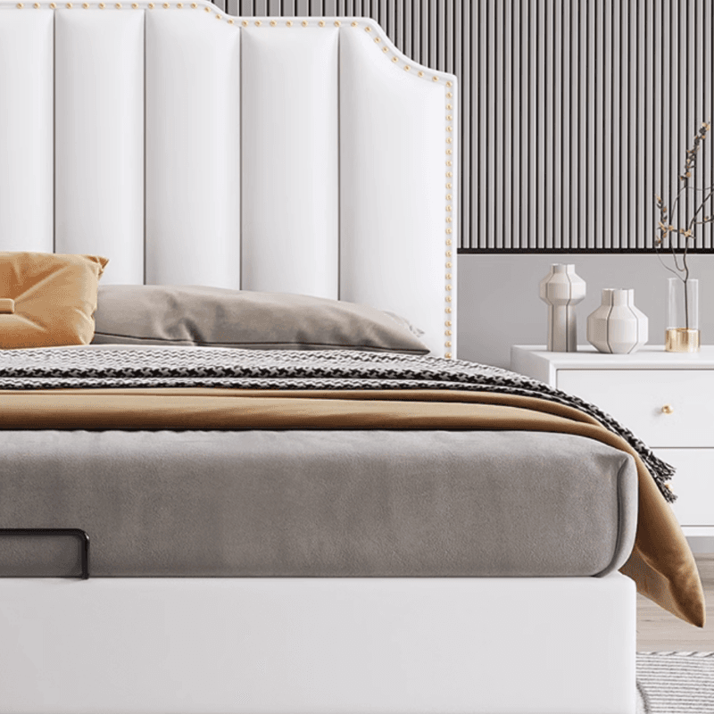 Solid Color Storage Bed/Platform Bed with Pine Wood Frame for Living Room thumbnail 3