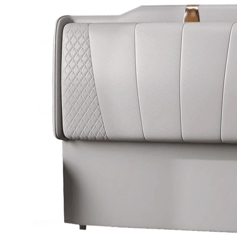 Art Deco Rectangular Wingback Timber Sponge headboard, With Legs, Size Full(54"W x 75"L), height Standard（36-55“） thumbnail 13