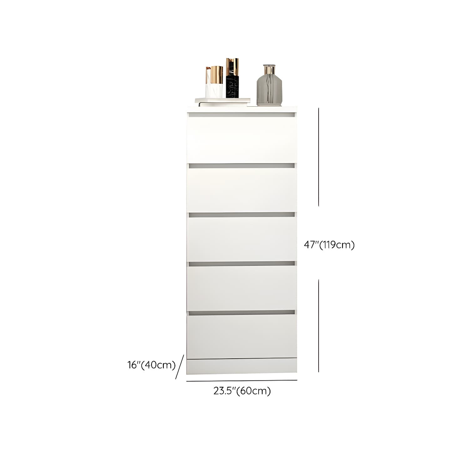 Contemporary Narrow Wood Dresser with Drawers for Living Room thumbnail 19