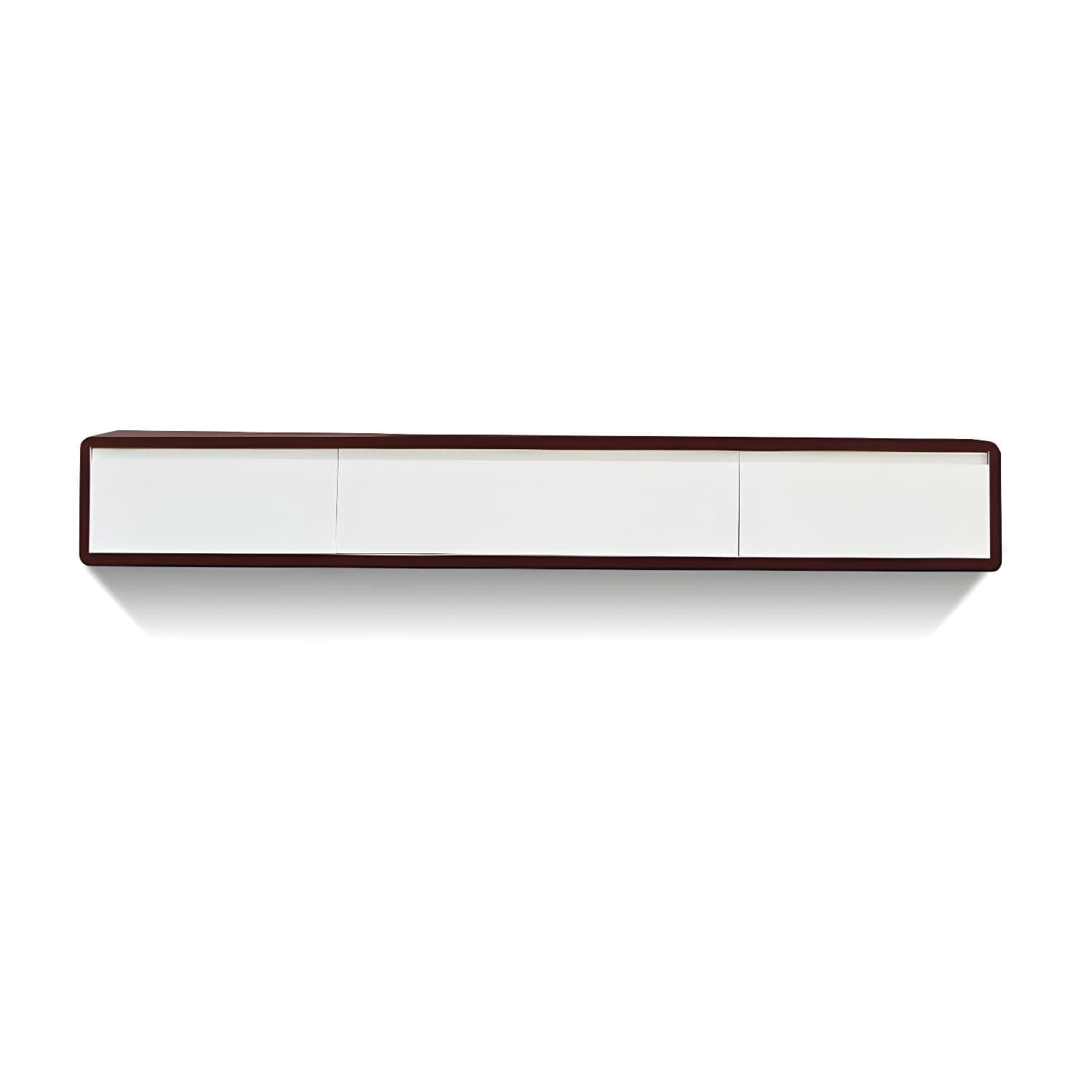 Wall-mounted TV Console Solid Wood TV Media Console with Drawers thumbnail 4