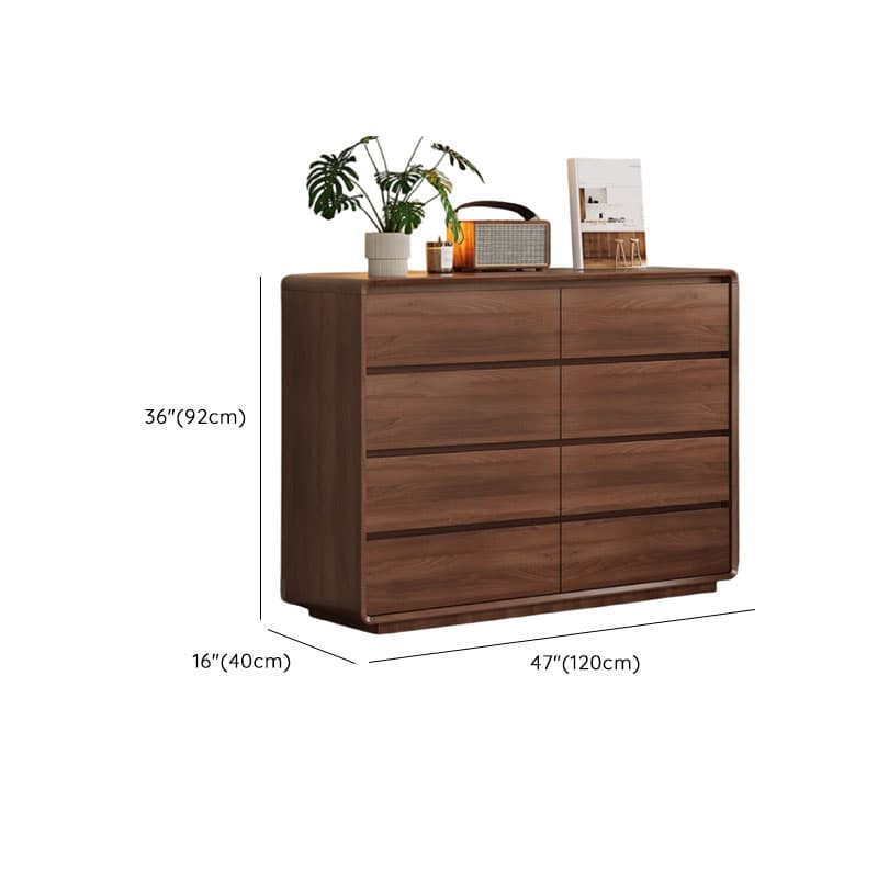Cocoa Modern Simple Style Manufactured Wood Double Dresser/Bachelor Chest/Semainier with 6/3/5 Drawers Horizontal/Vertical thumbnail 10