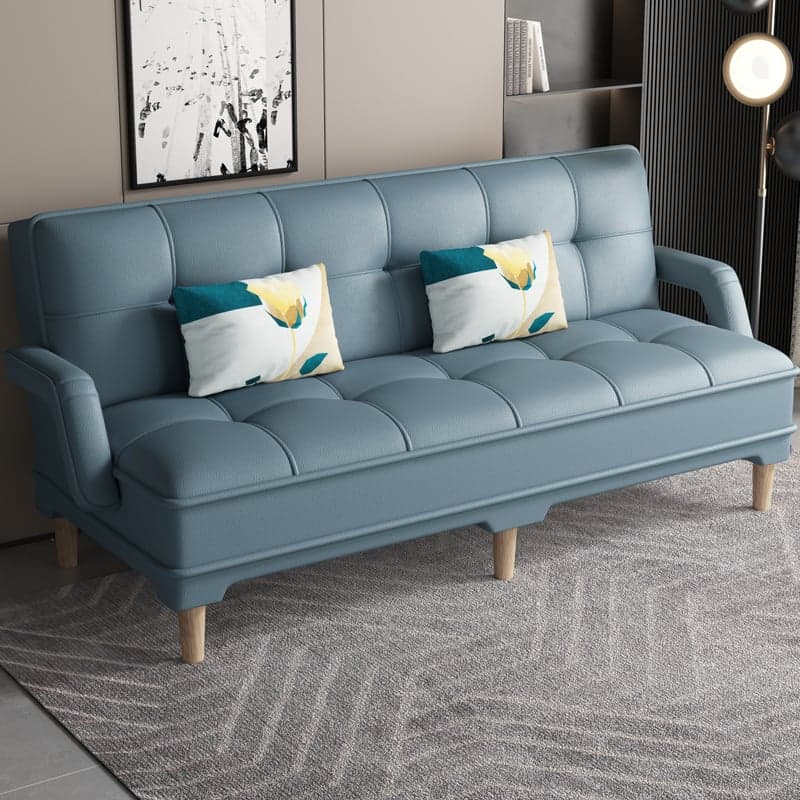 Tear Resistant Standard Sofa in Gray/Light Blue/Amber Color with Arm thumbnail 2