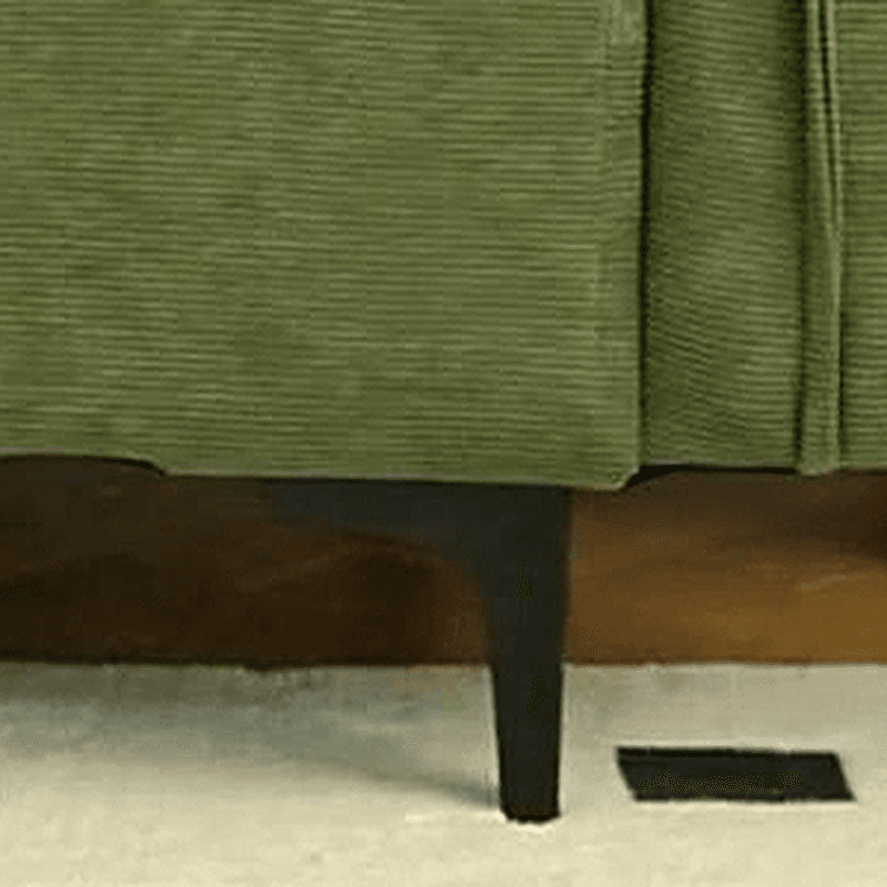 Modern Solid Color Tear Resistant Standard Sofa/Loveseat in Black/Ivory for 3-seater/Seats 2 thumbnail 7