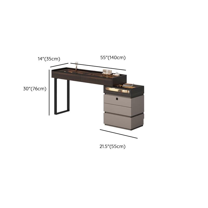 Multi-Purpose Vanity Set with Lighting, Scalable Telescopic Feature, Push-Pull, 2-in-1 Functionality, Adjustable Touch and Brightness thumbnail 18
