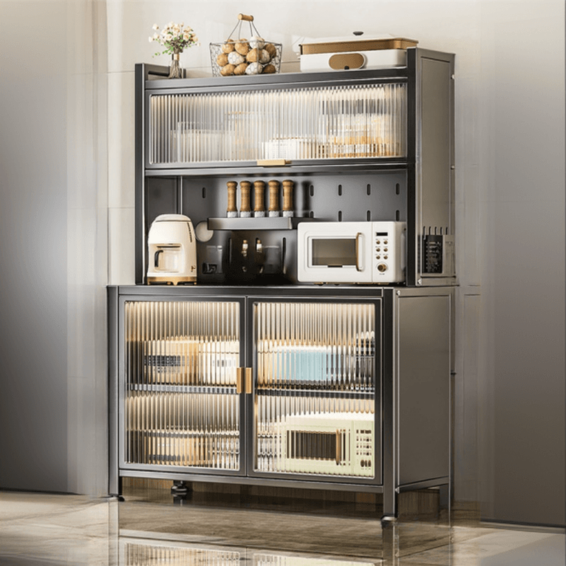 Modern Alloy Kitchen Storage, Alterable Shelf & Functional Storage Cabinet, 4 Doors/3 Doors/5 Doors, Standard thumbnail 1