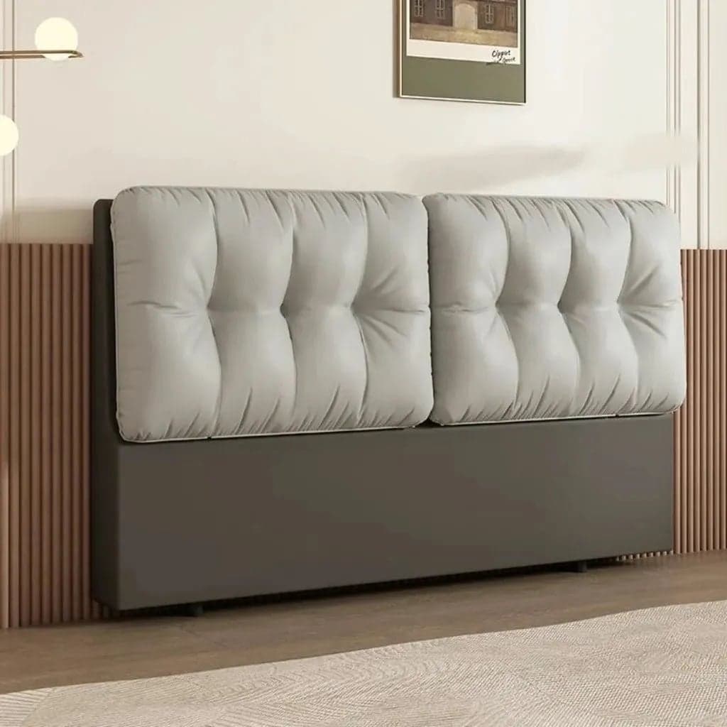 Modish Style Panel Headboard with No Distressing, Button-tufted Rectangle Design for King/Queen/Full Bed, Cotton Upholstery Fill, Standard Height thumbnail 4