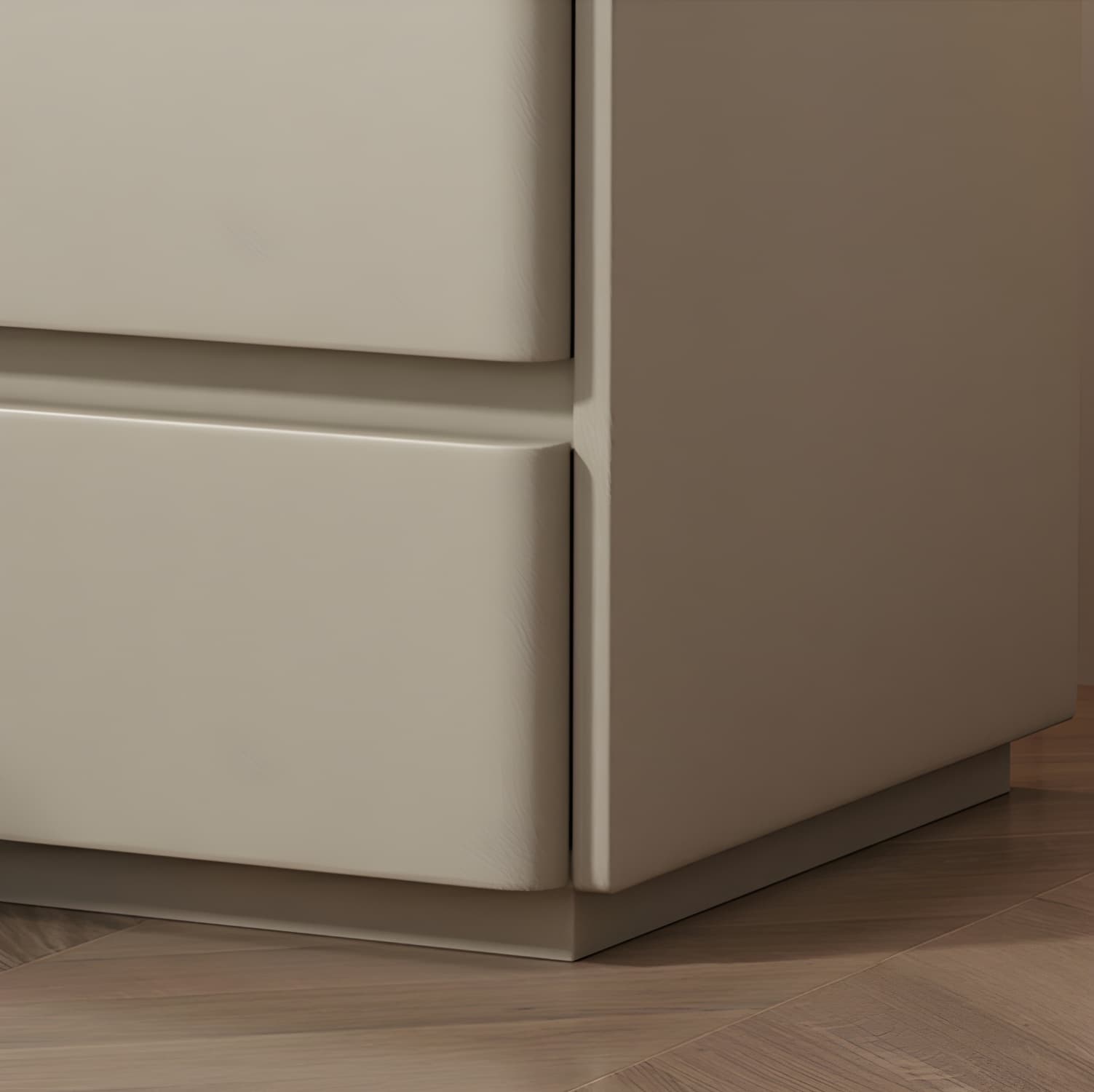 Modern Three Drawers Table Nightstand with Slate Countertop for Bedroom thumbnail 15