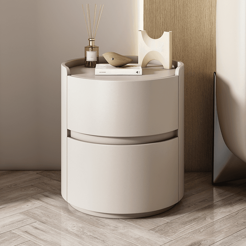 Simple 2 Tiers Nightstand With Drawer Organization, 2 Drawers thumbnail 12
