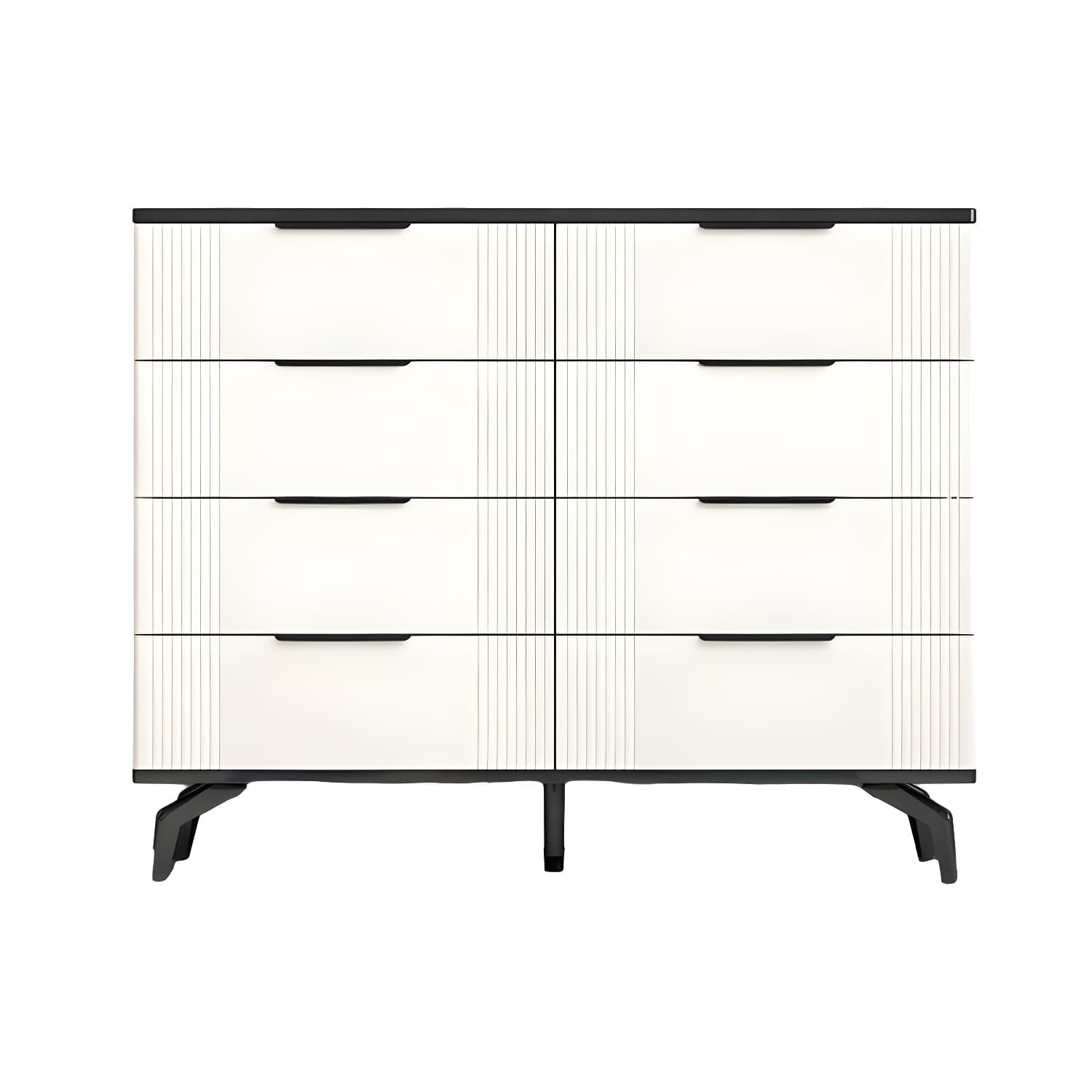 Drawers Included Modern Chest with Stone Countertop and Metal Legs thumbnail 7