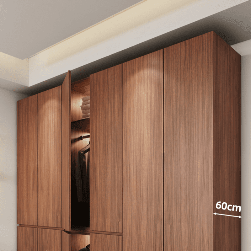 Acorn Minimalist Laminate Independent Wardrobe Closet with Soft Close Drawer, Soft Close Door, and Interior Shelves thumbnail 6