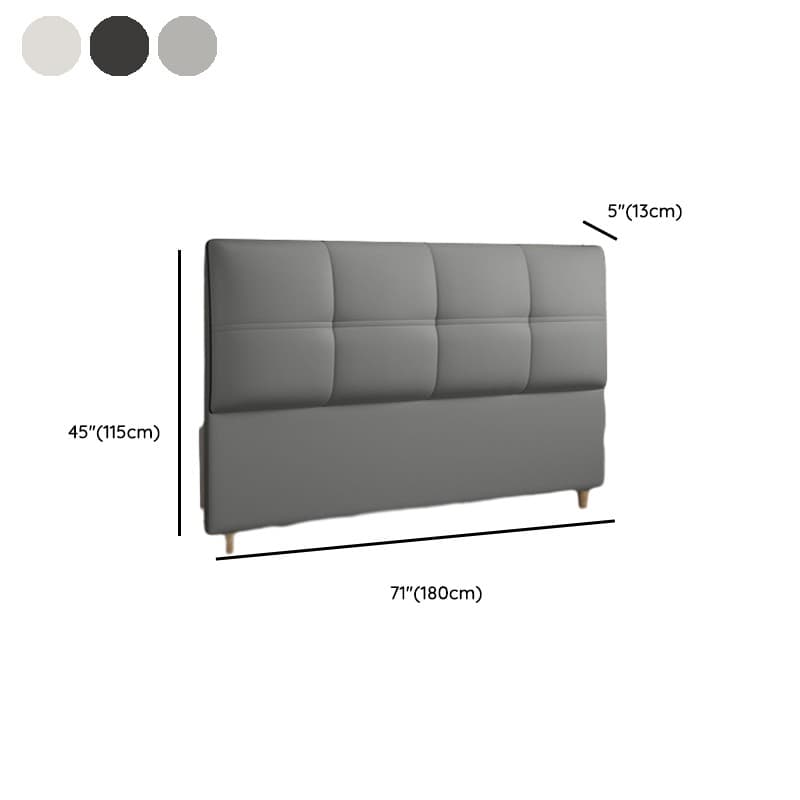 Contemporary Wood Rectangle Sponge Twin(38"W x 75"L)/Full(54"W x 75"L) With Legs, Standard（36-55“） thumbnail 21