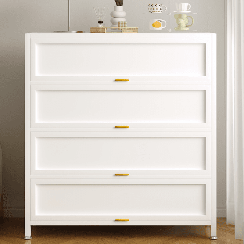 Casual Iron Desk Combo Dresser with Multiple Cabinets and Interior Shelves Options thumbnail 3