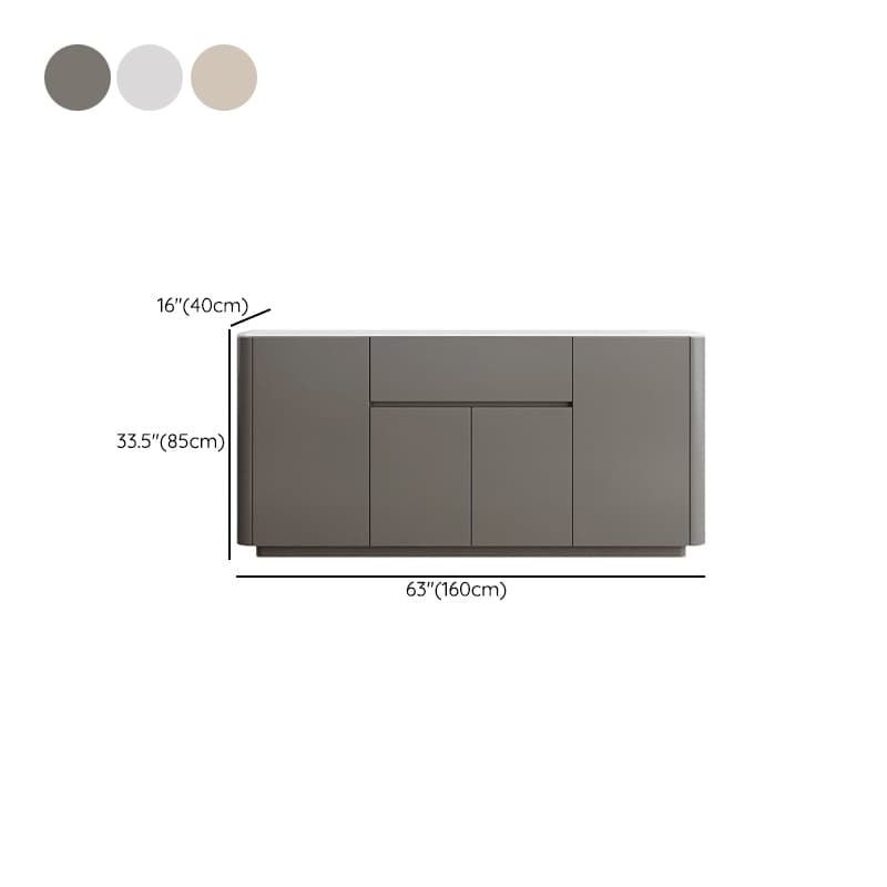 Standard/Wide Stone 3 Drawers/1 Drawer Hutch 1 Shelf 4 Doors/3 Doors/2 Doors Microwave Shelf Cabinet thumbnail 16