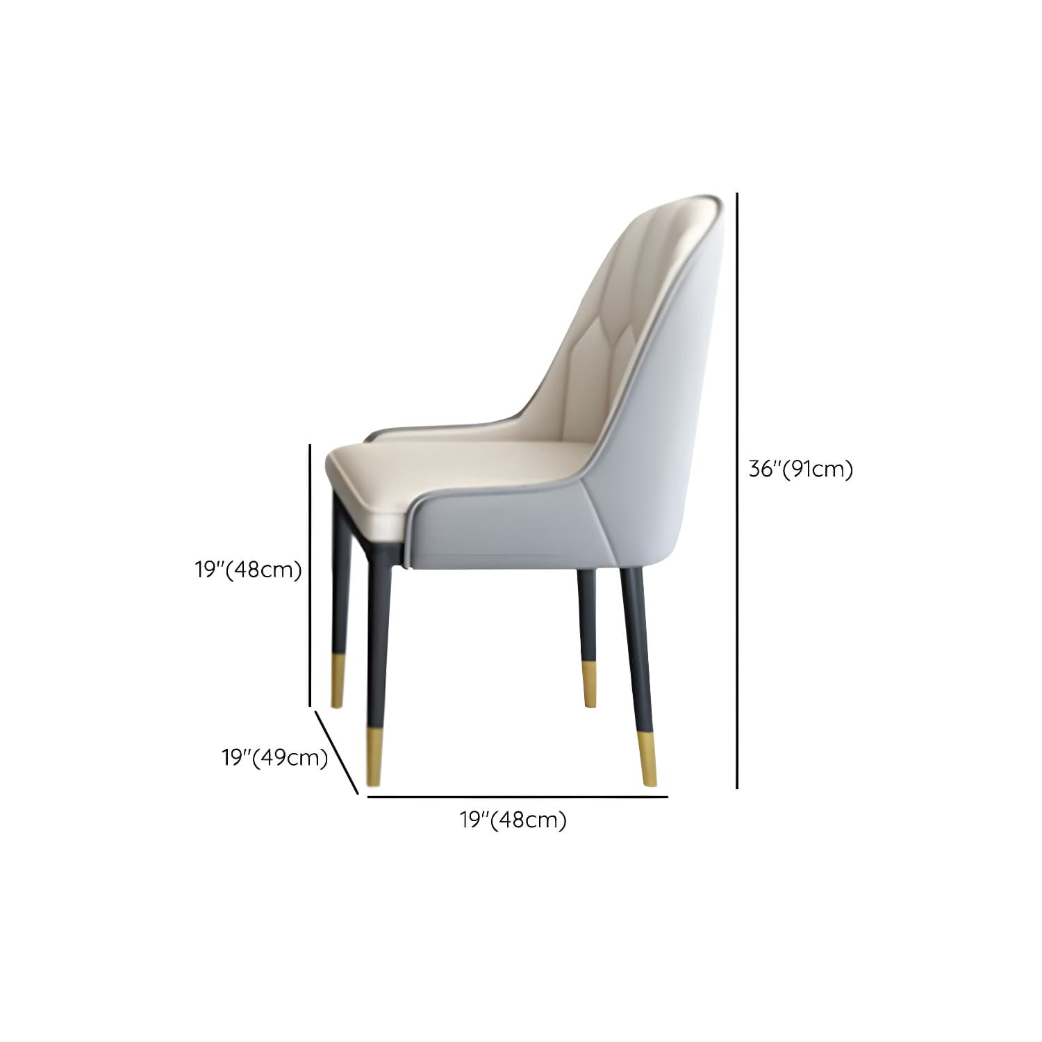 Glam Round Marble Dining Set in White with Black Metal Pedestal Base - 1/5/7 Piece Set thumbnail 17