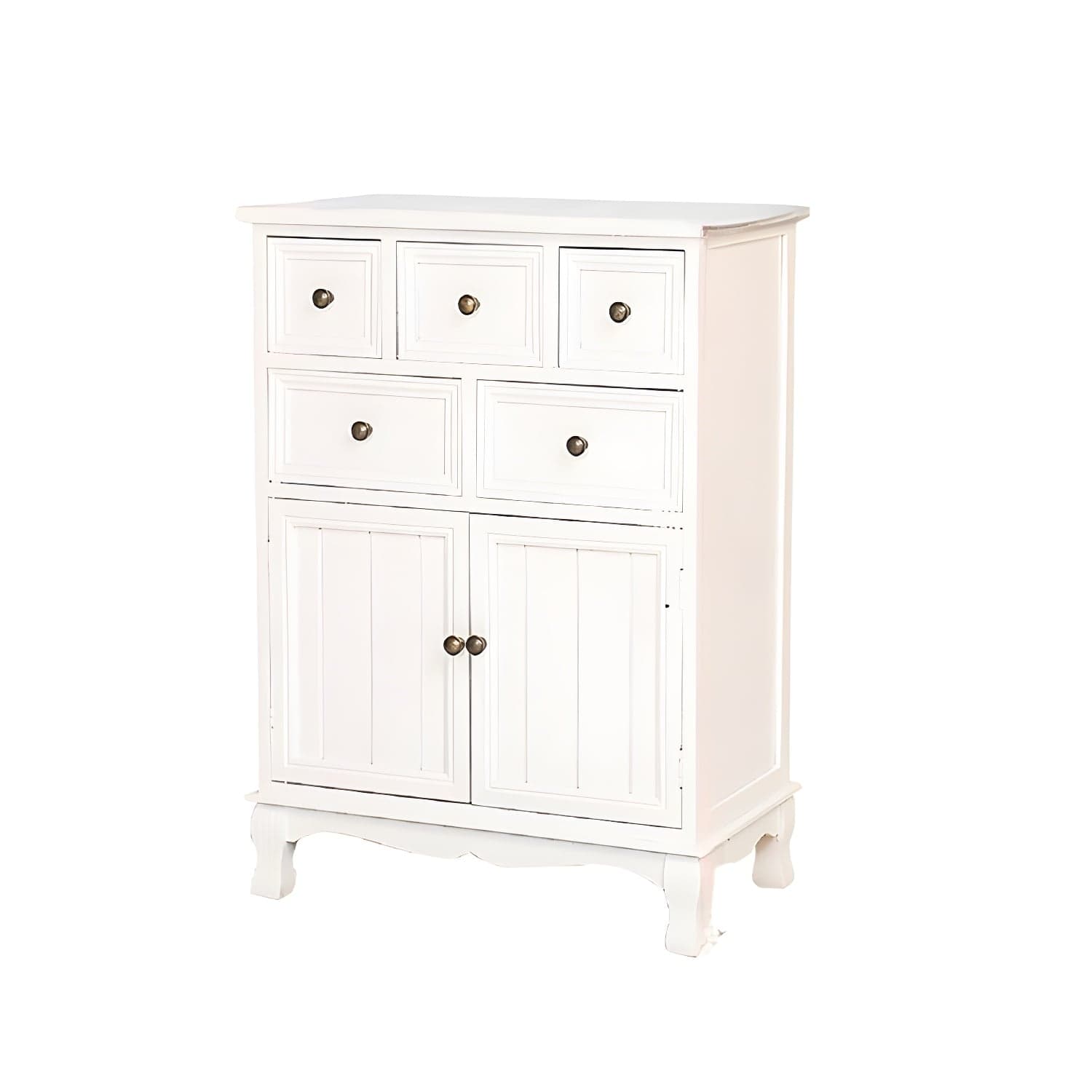 Modern Wooden Bachelor Chest with Vertical Drawers with Drawers thumbnail 4