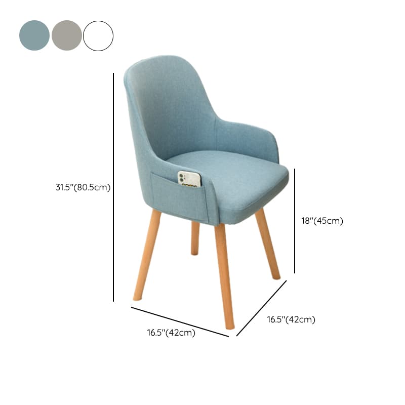 Rotatable/Non-Rotatable Steady Outlined Upholstered Arm Chair for Dinette with Solid Back and Foot Pads in a Modish Style thumbnail 21
