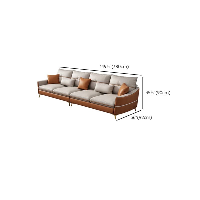 Straight/L-Shape Sofa/Sofa Chaise with Horizontal/Right Orientation, Sloped Arms, and Stitch-tufted Detailing thumbnail 13