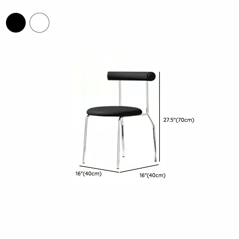Minimalist Dining Table Set with White Slate Top and Two-sided Pedestal Base, Featuring a Fixed Table thumbnail 34