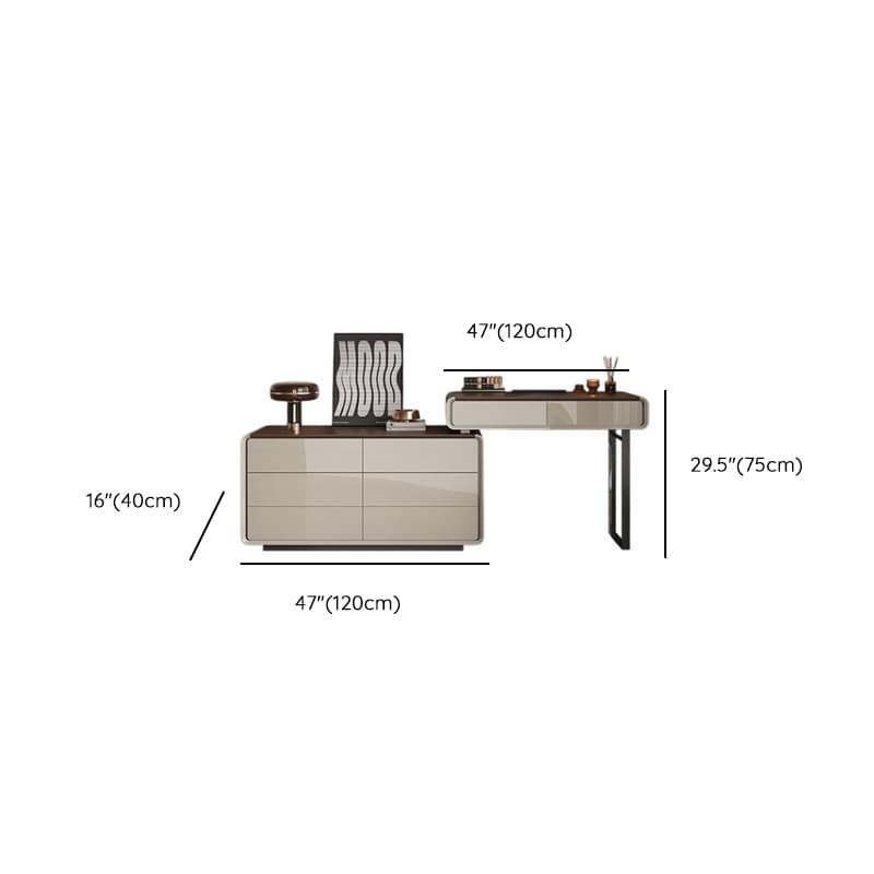 Multi-Purpose Vanity Set with Lighting, Scalable Telescopic Design, Push-Pull 2-in-1 Vanity, Adjustable Touch and Brightness thumbnail 10