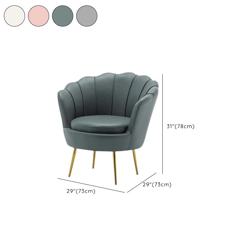 Magenta/Olive Green/Cerulean Single Sofa/Loveseat with Sloped Arms Sitting Room thumbnail 22