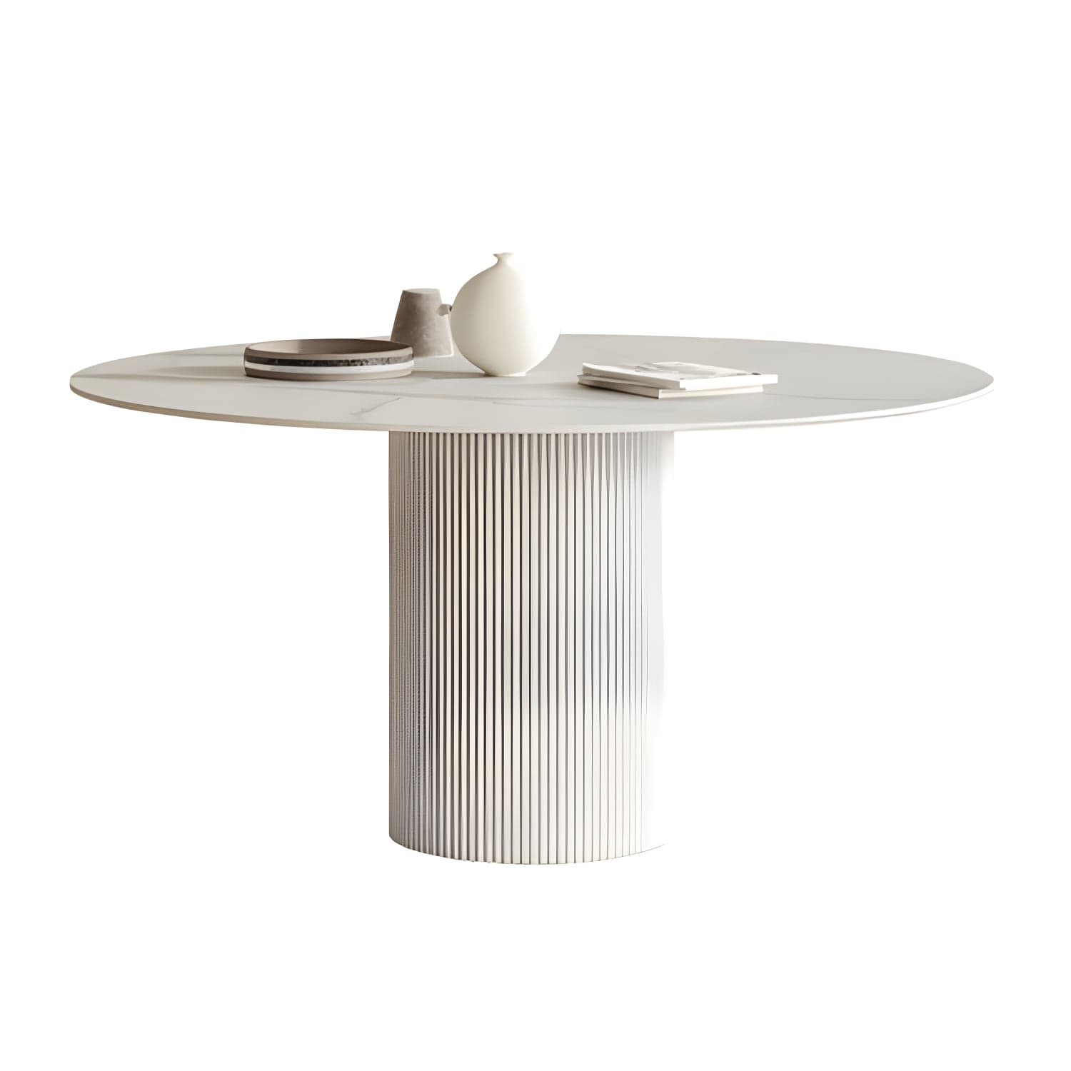 Modern 1/4/5/7 Pieces Dining Set Round Stone Dining Table for Dining Room thumbnail 5