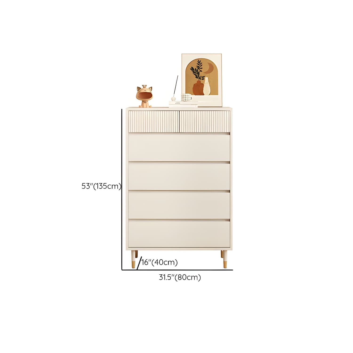 Stylish Wood Double Dresser with Soft Close Drawers - Organize Your Bedroom in Style - image 12